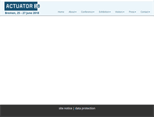 Tablet Screenshot of actuator.de